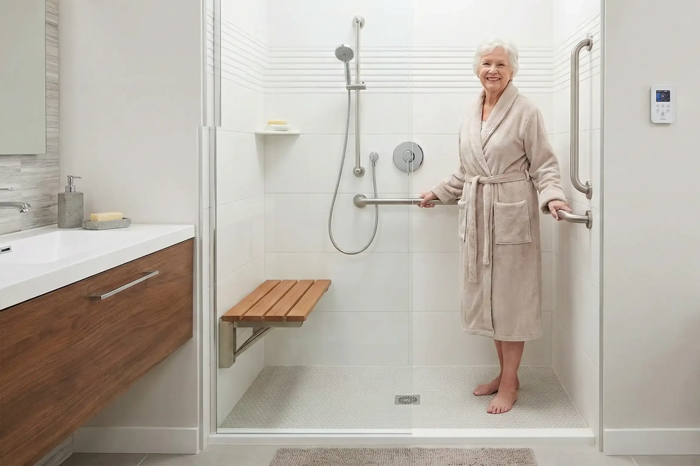 Image installateur douche senior 5 senior france confort
